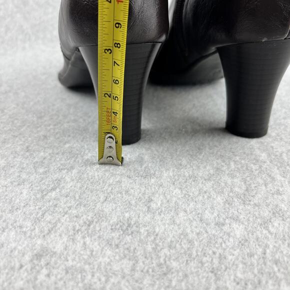 Aerosoles A2 Ankle Boots Dark Brown Square Toe Size 11 Womens - Picture 8 of 9